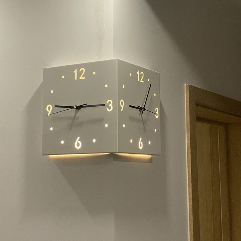 Double-Sided Wall Clock