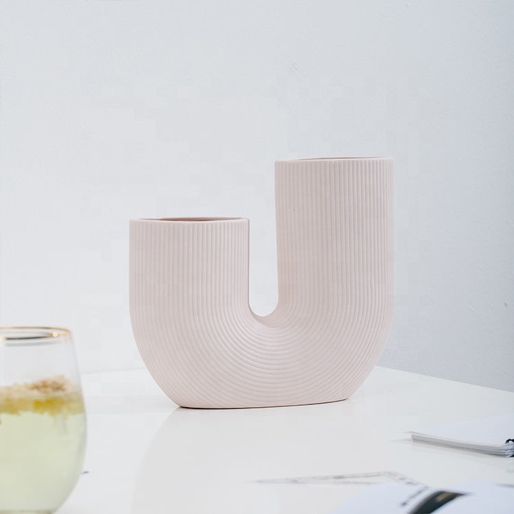 U Shaped Vase