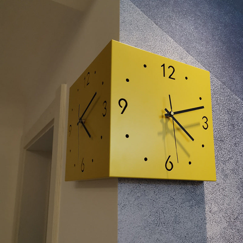 Double-Sided Wall Clock