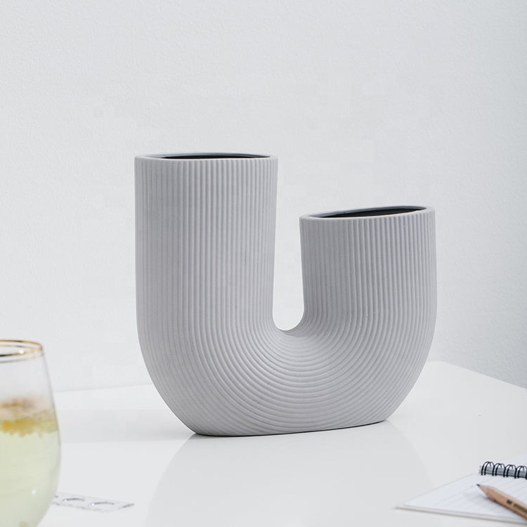 U Shaped Vase