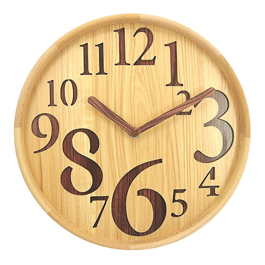 Wall Clock with Varied Number Sizes