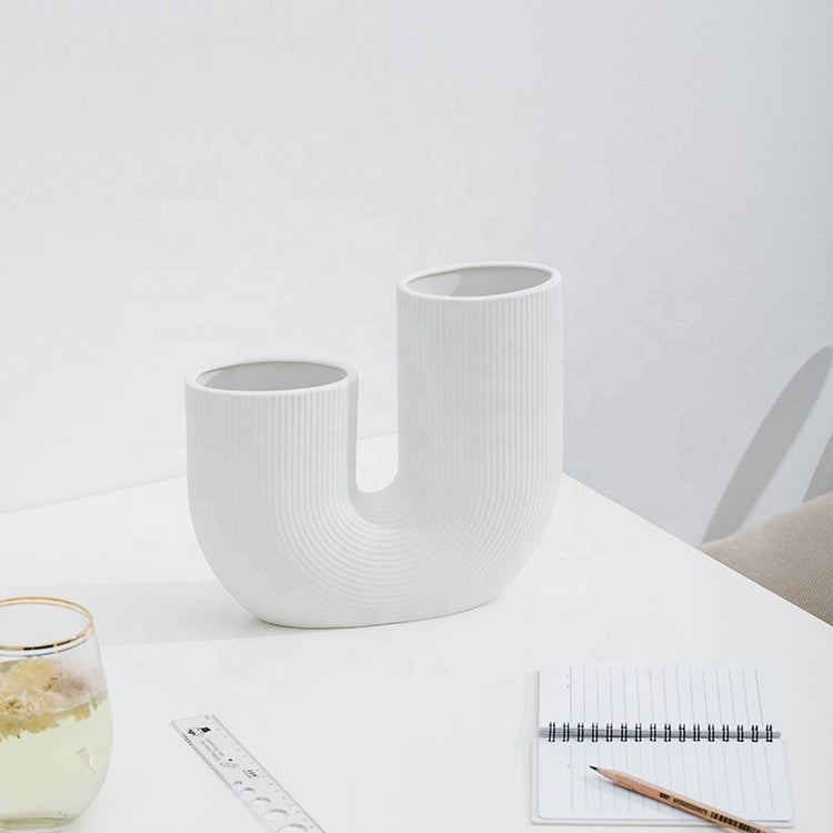 U Shaped Vase