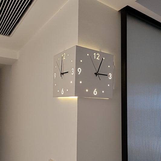 Double-Sided Wall Clock
