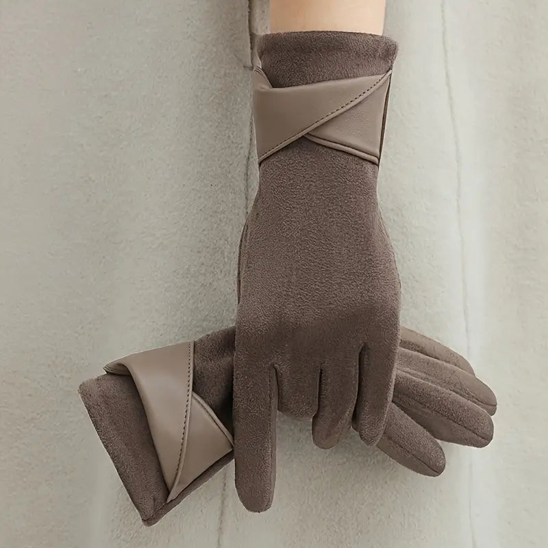 Warm winter gloves for women