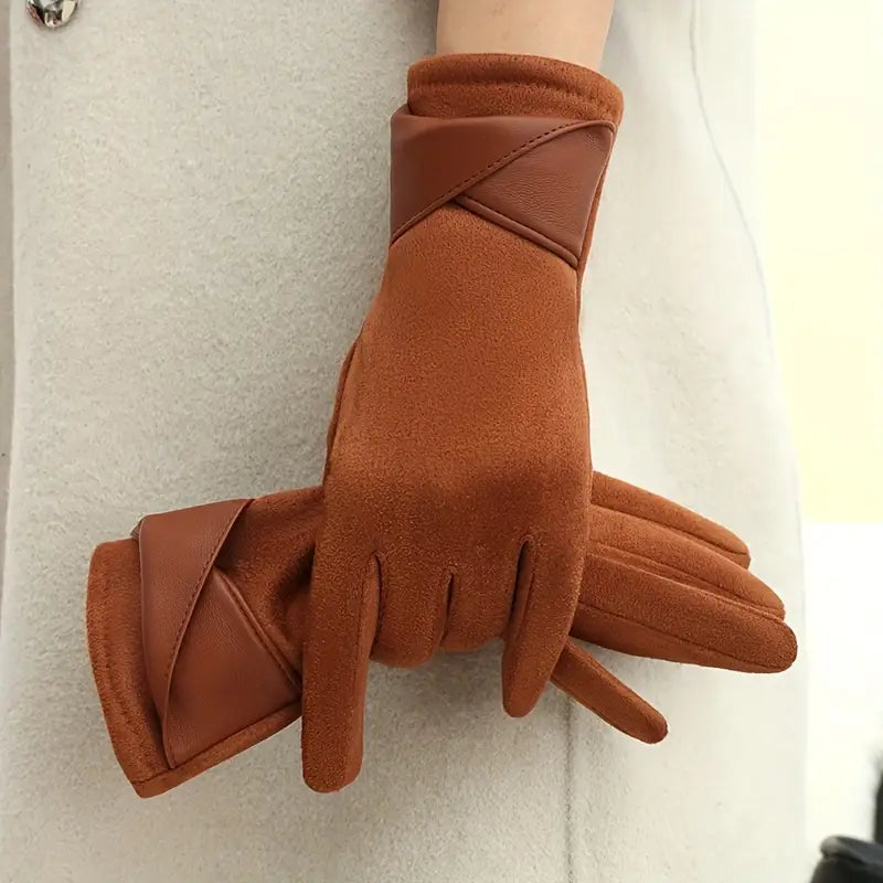 Warm winter gloves for women