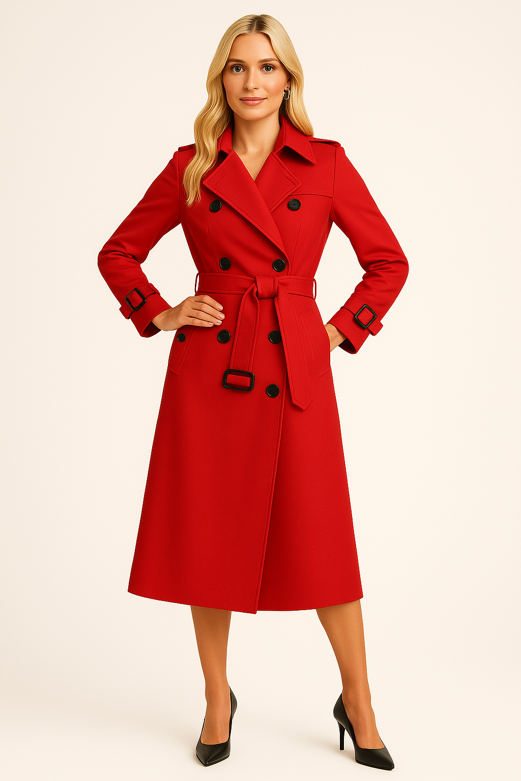 Women’s Double Button Trench Coat
