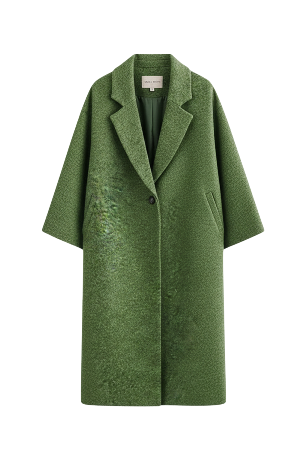 Women’s Stylish Long Plaid Trench Coat